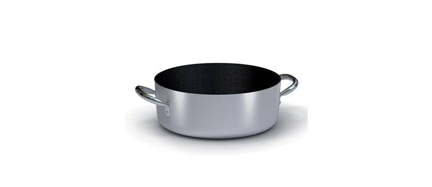 Silver casseruola bassa 2 manici 45 Ø cm 45 h 16 lt 24,6
