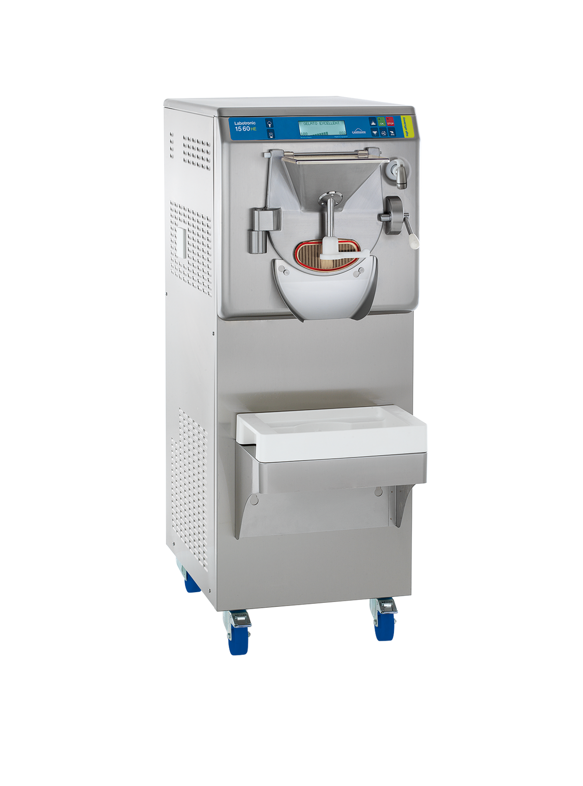 Carpigiani Labotronic 15/60 HE – vista laterale specifica 15/60, foto Professional