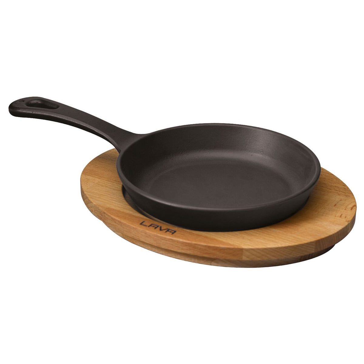 Padella ghisa con tagliere faggio Ø 16 cm Paderno - Paderno, immagine ufficiale