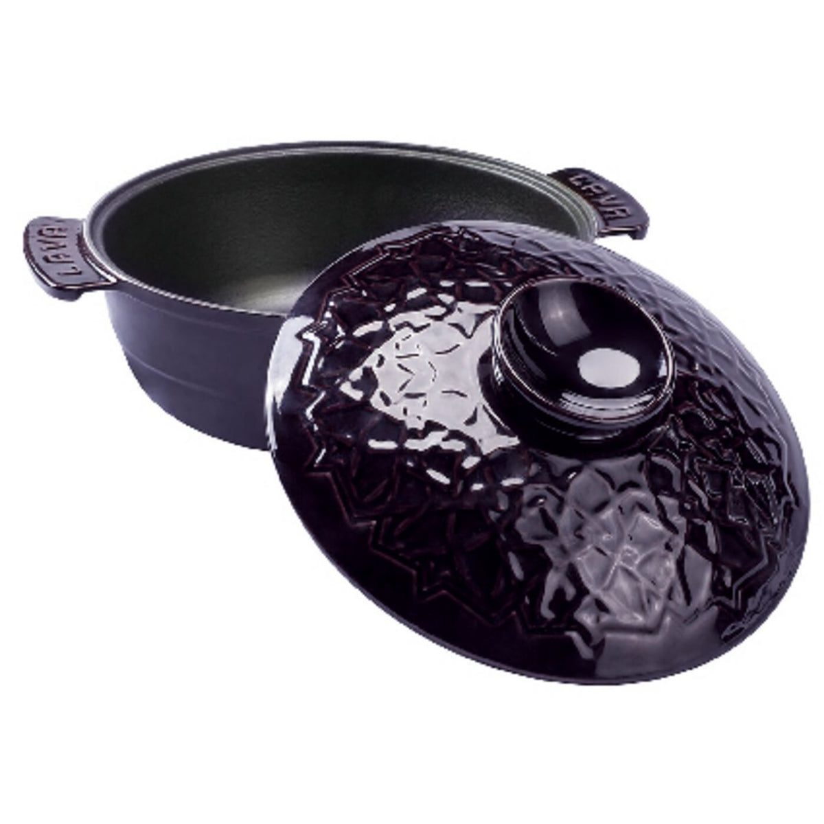 Casseruola alta ghisa con coperchio Anatolia Ø 26 cm viola Paderno - Paderno, immagine ufficiale