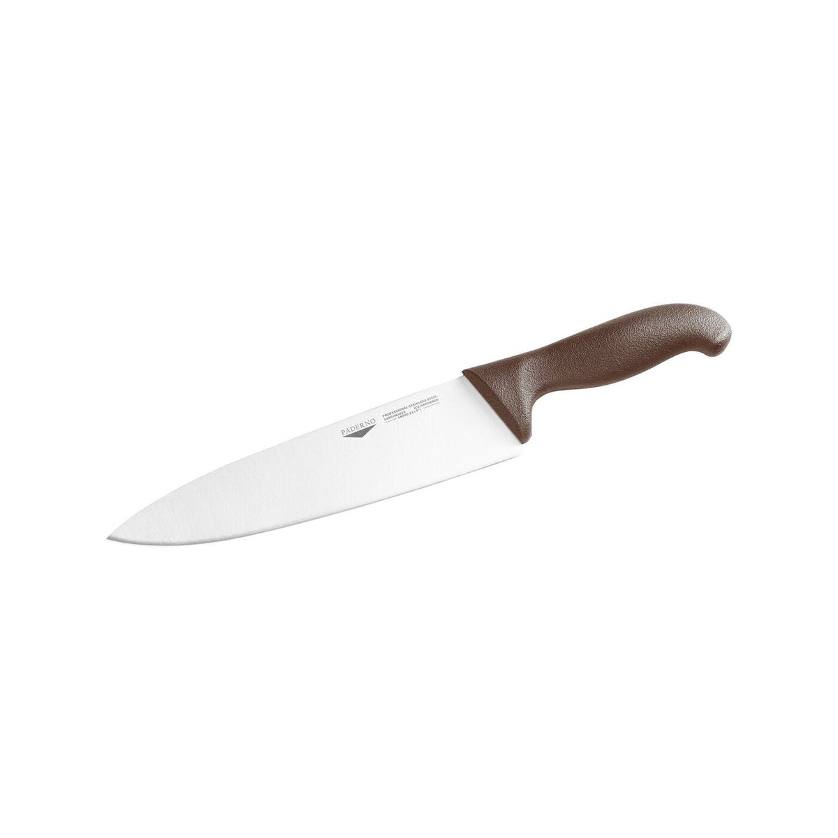 Coltello da cucina 16 cm stampato manico marrone Paderno - 18000M16