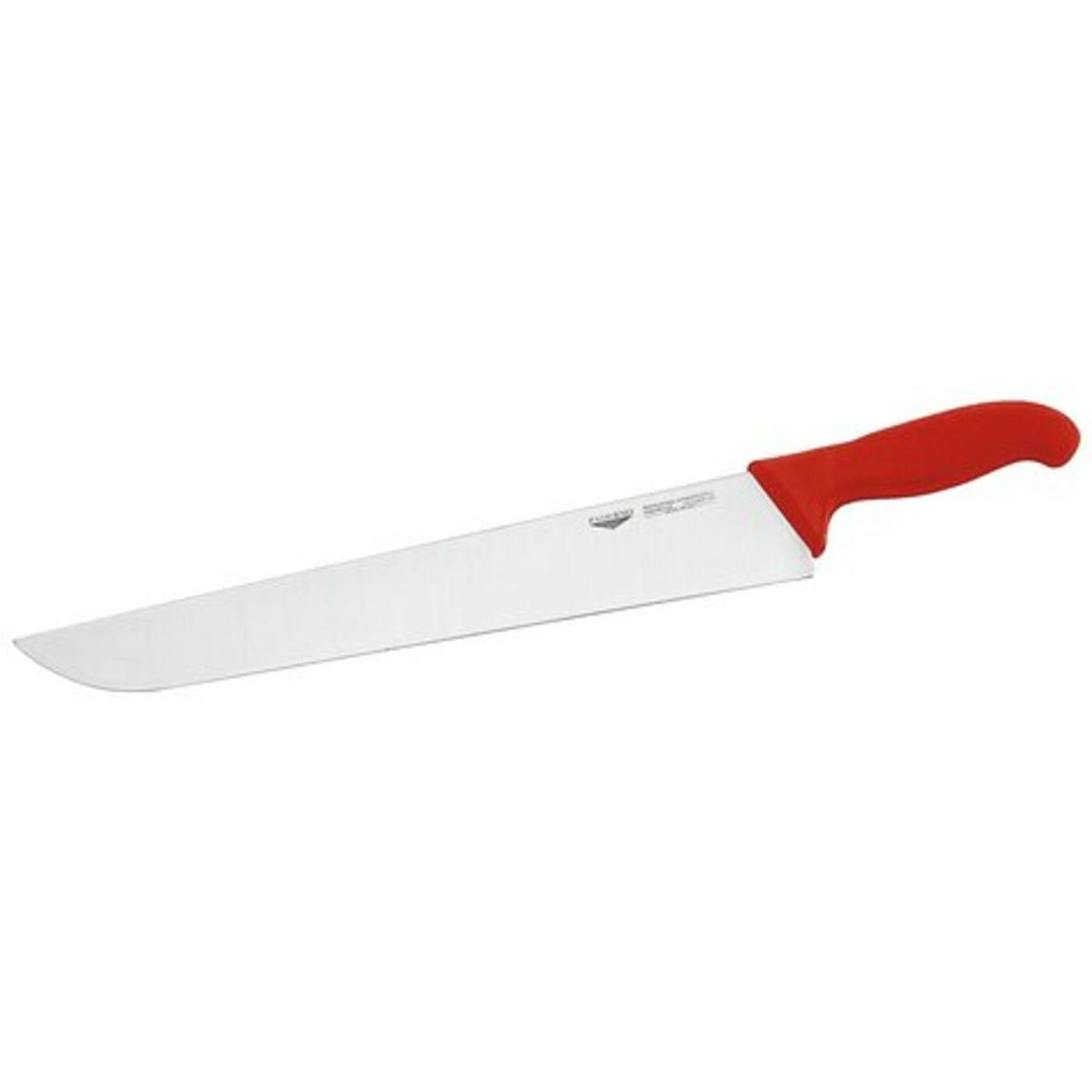 Coltello francese 36 cm stampato manico rosso Paderno - 18002R36