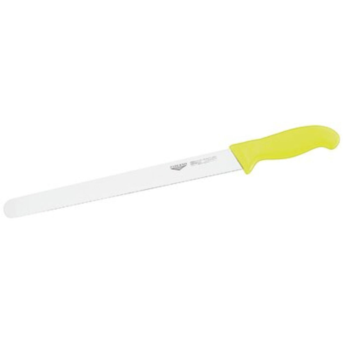 Coltello da prosciutto 30 cm stampato manico giallo Paderno - 18009Y30