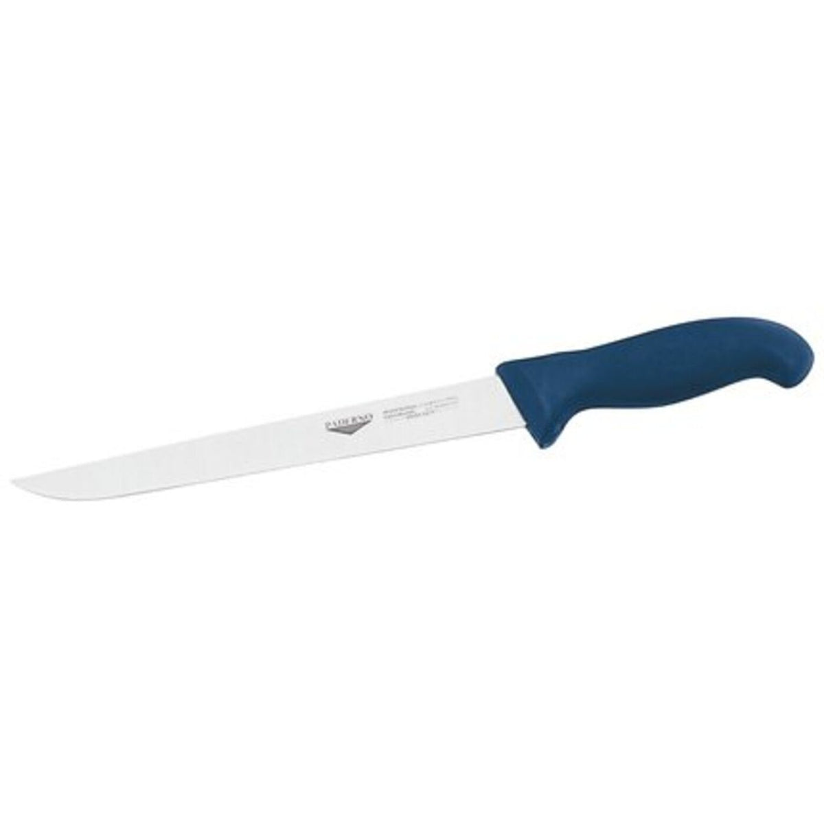 Coltello filettare 22 cm stampato manico blu Paderno - 18015B22