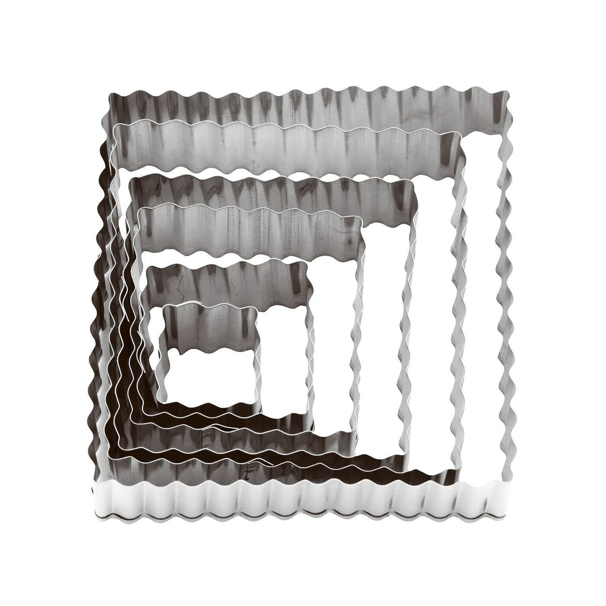 Tagliapasta quadro festonato in acciaio inox Paderno - 47324-12