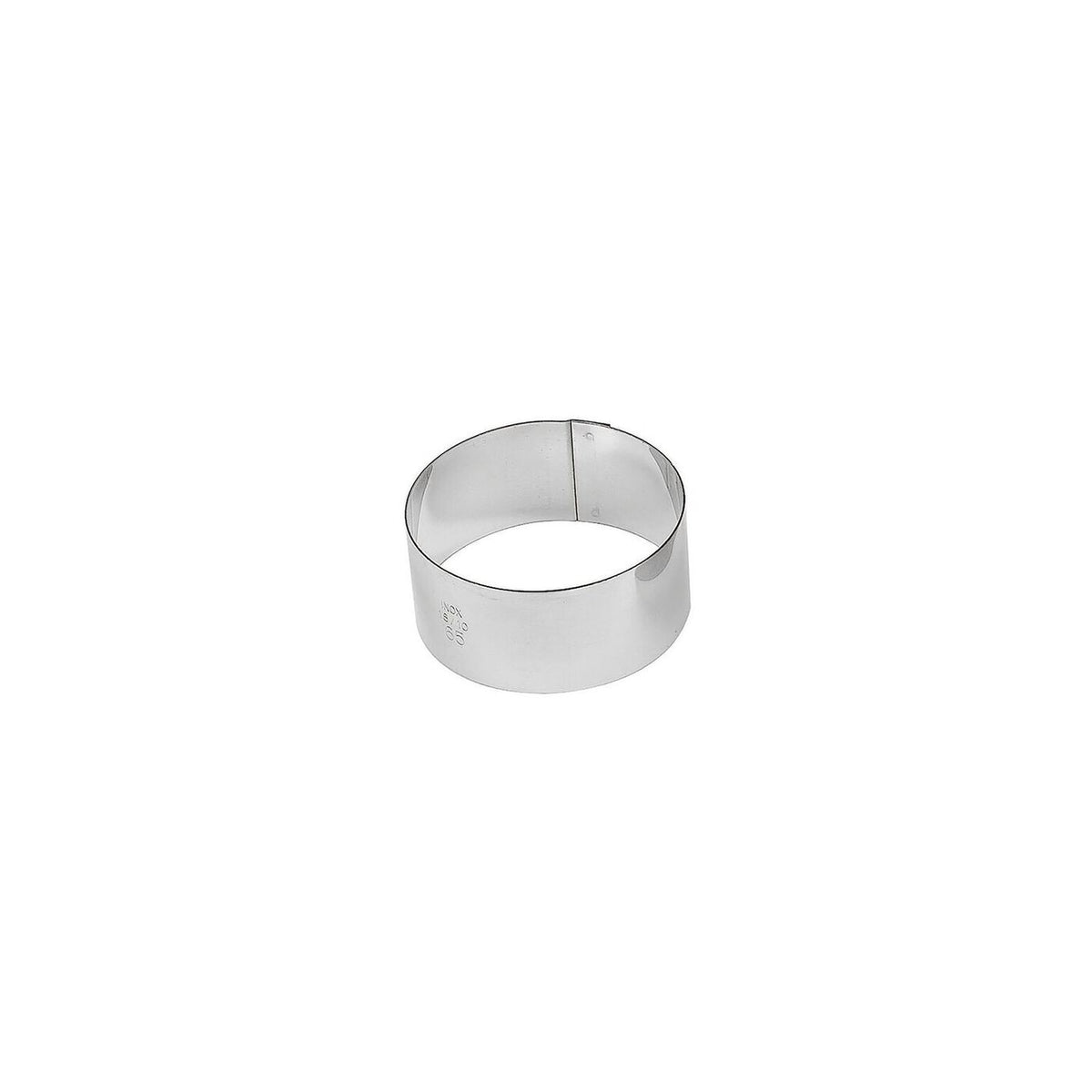 Set da 6 coppapasta rotondi in acciaio inox Ø 4 cm, H 3 cm Paderno - 47425-01