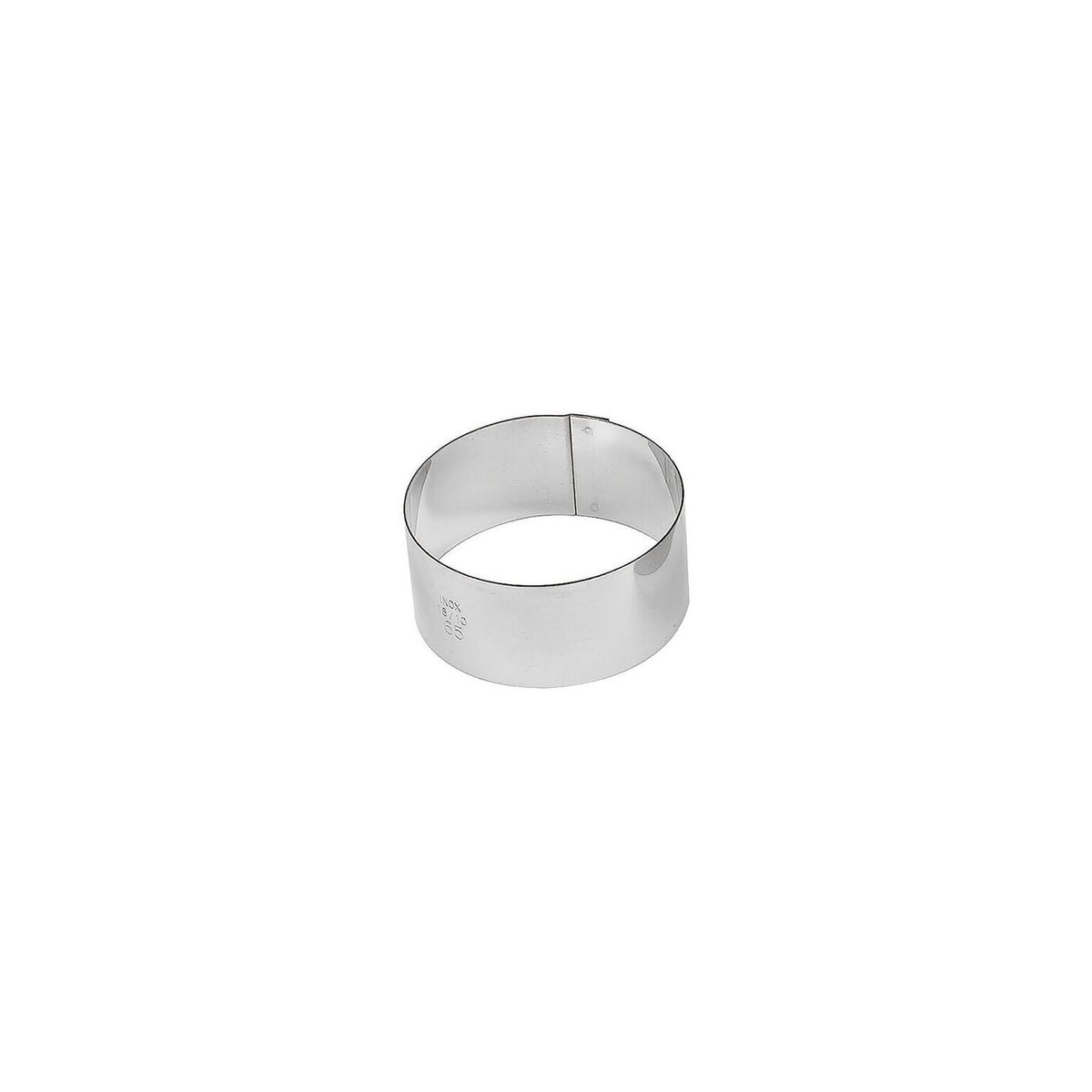 Set da 6 coppapasta rotondi in acciaio inox Ø 5 cm, H 3 cm Paderno - 47425-02