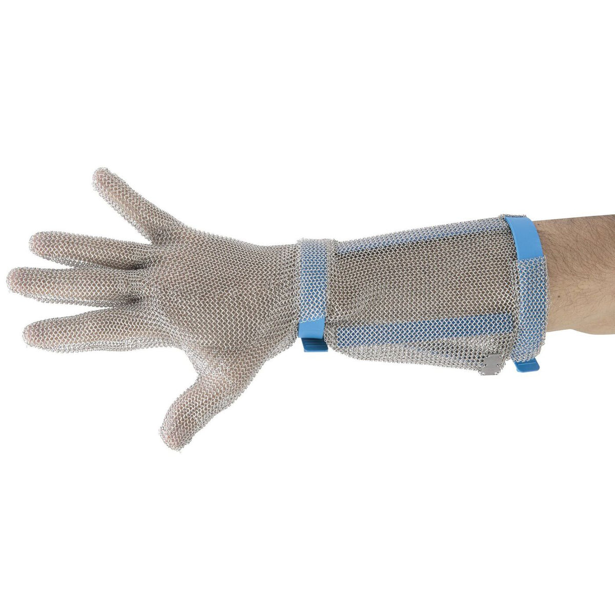 Guanto lungo in cotta di maglia taglia L Paderno - 48506-03