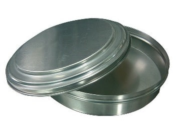 Ruoto pastiera con coperchio ø 22x4,5h in alluminio professionale