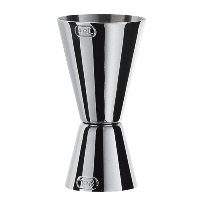 Misurino jigger doppio inox 2-4 cl articoli acciaio inox