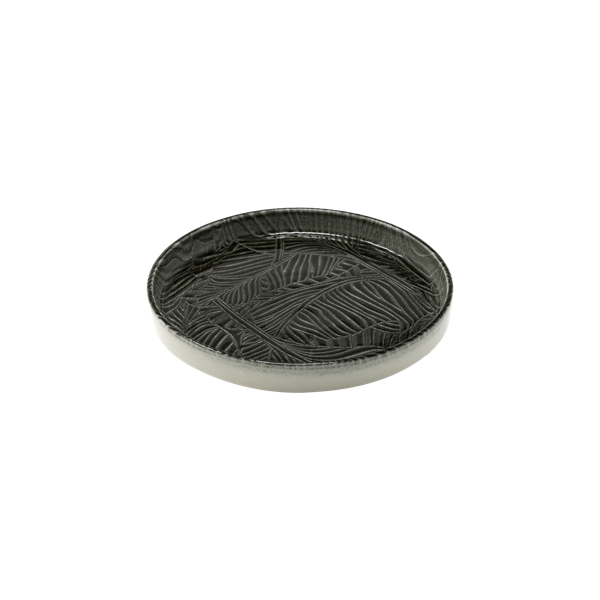Piatto breath nero nordic ø 20x2,5h piatti