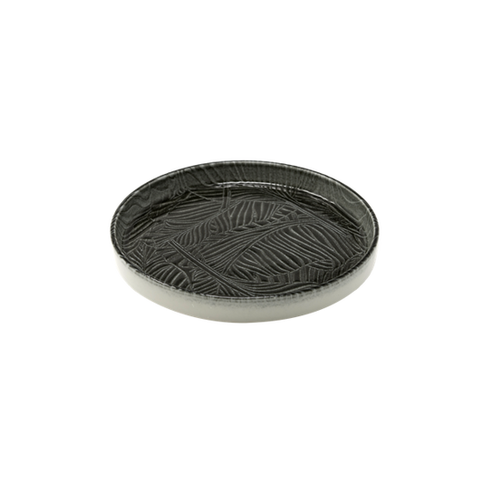 Piatto breath nero nordic ø 28x2,8h