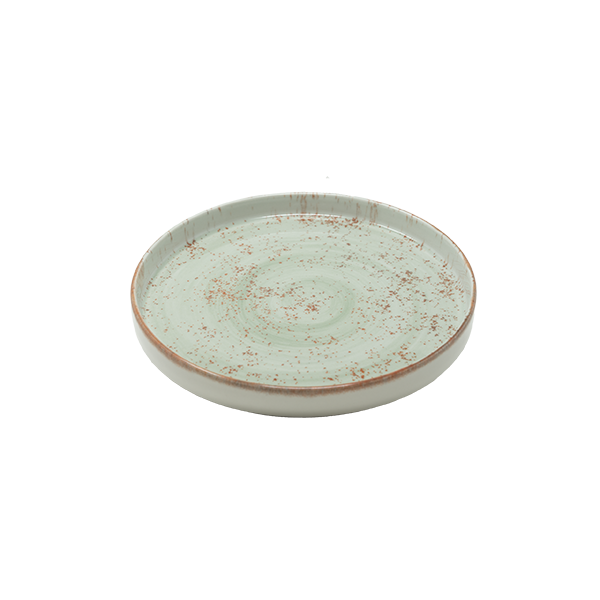 Piatto piano freckle verde oslo ø 28x2,5h