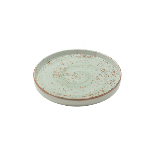 Piatto piano freckle verde oslo ø 28x2,5h