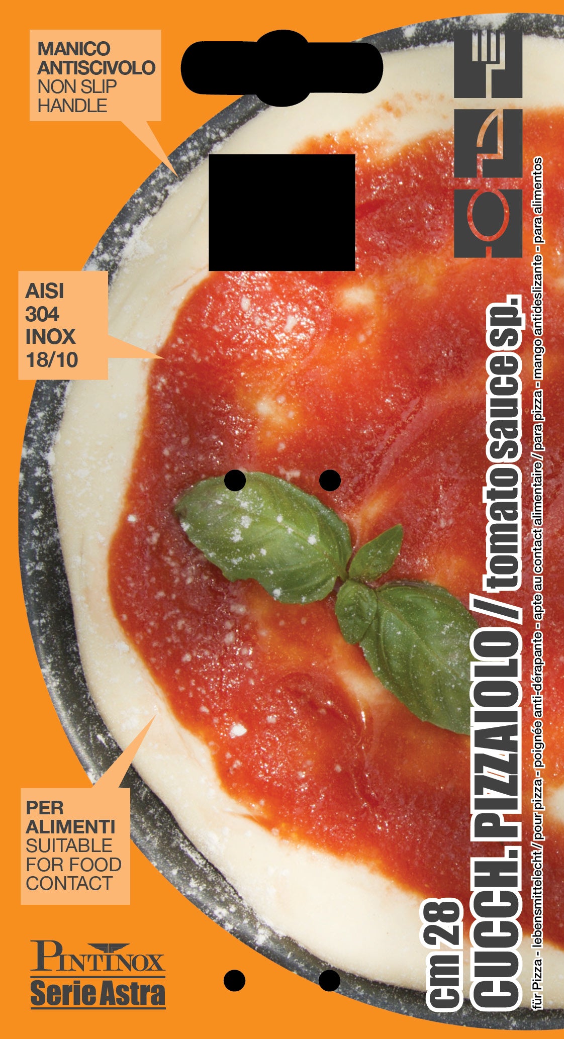 Astra cucchiaione pizzaiolo cm 28