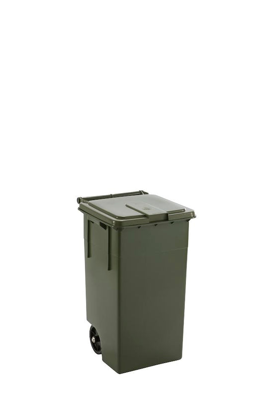 Pattumiera completa verde cm 46x42x70 lt 80