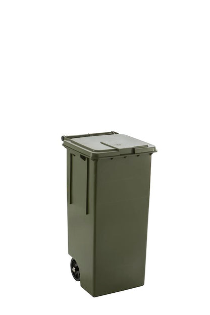Pattumiera completa verde cm 46x42x81,5 lt 100 per cucina professionale HACCP