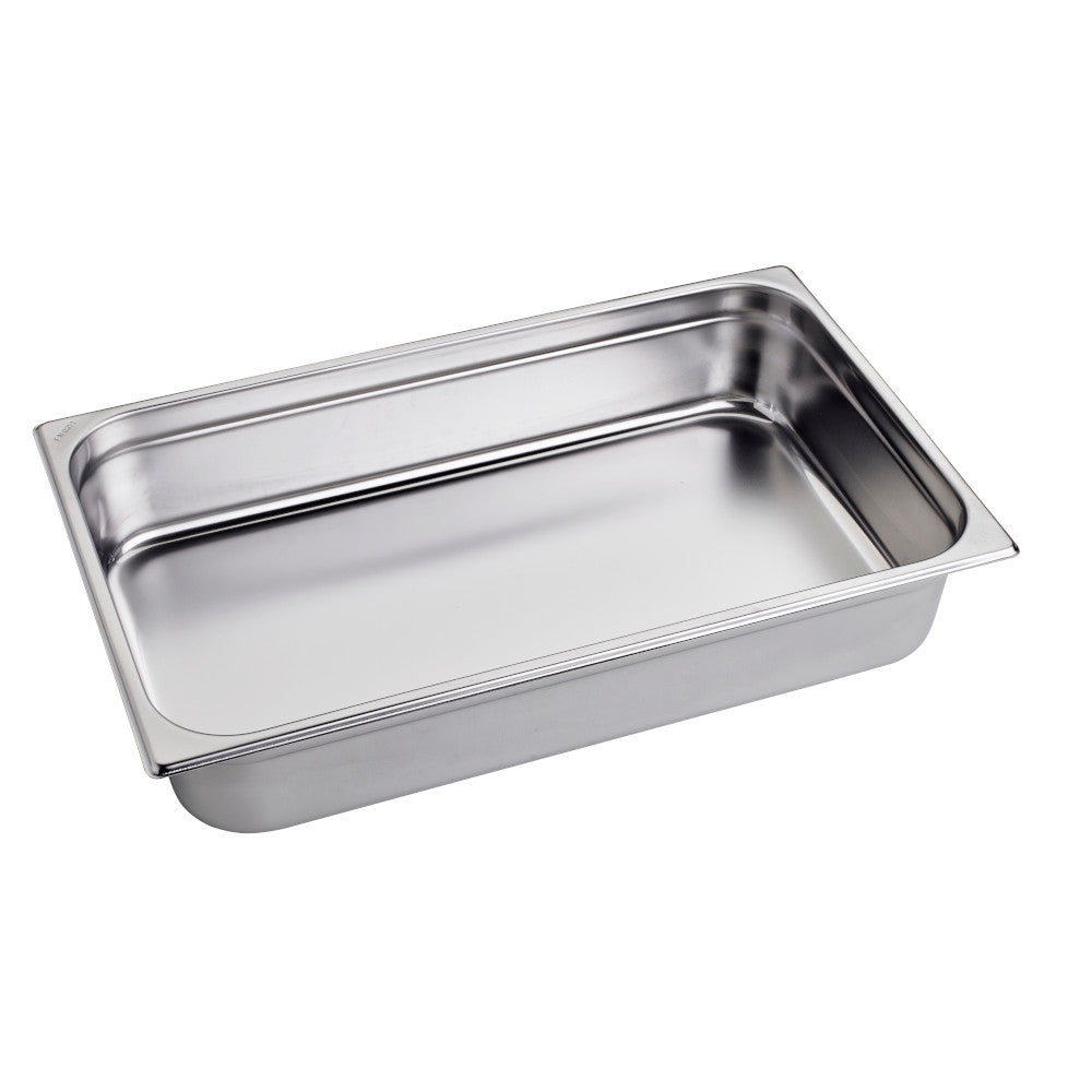Bacinella gn 1/1 inox cm 53x32,5x10h articoli acciaio inox