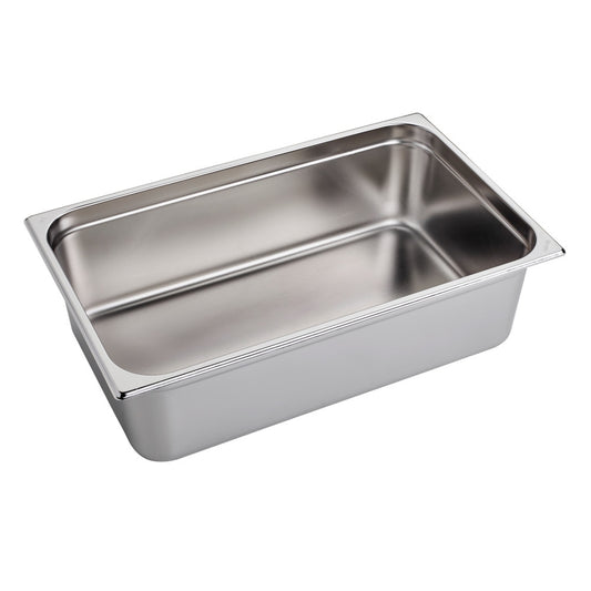 Bacinella gn 1/1 inox cm 53x32,5x15h articoli acciaio inox