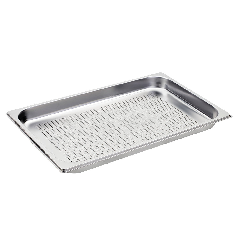 Bacinella gn 1/1 inox forata cm 53x32,5x4h