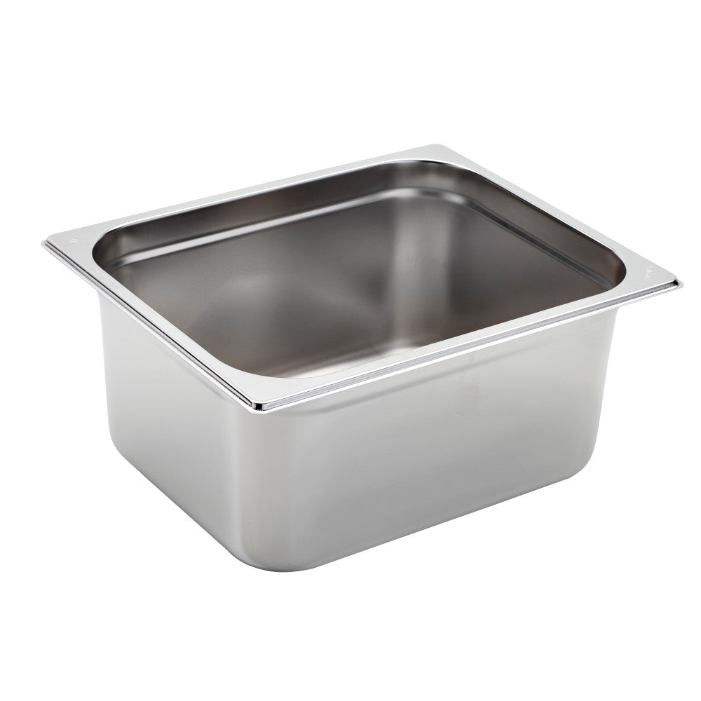 Bacinella gn 1/2 inox cm 32x26,5x15h articoli acciaio inox