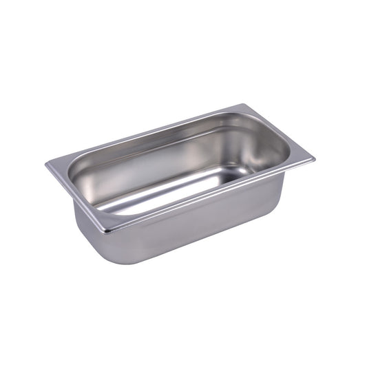 Bacinella gn 1/3 inox cm 32,5x18x10h articoli acciaio inox