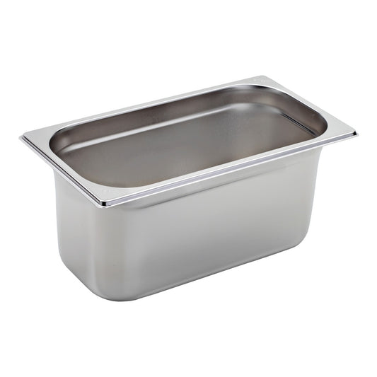 Bacinella gn 1/3 inox cm 32,5x17,6x15h articoli acciaio inox