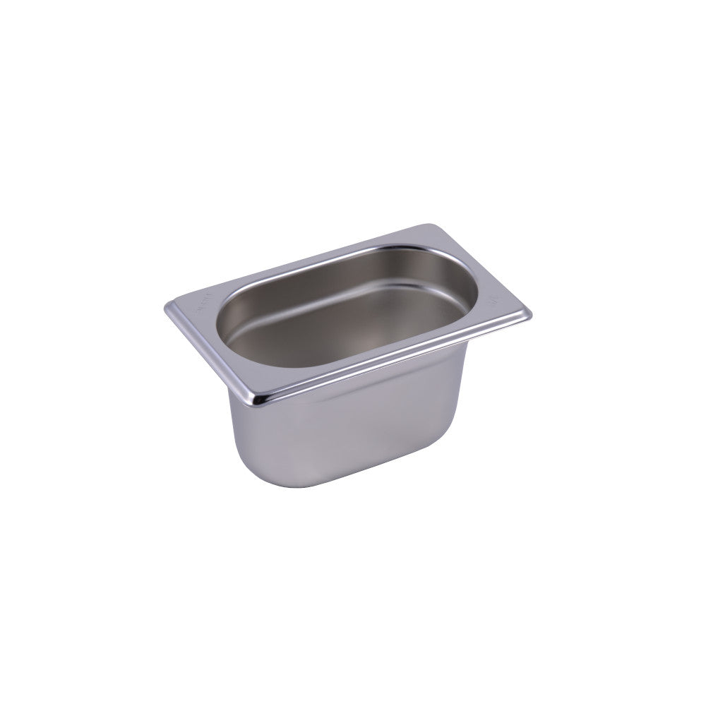 Bacinella gn 1/9 inox cm 17,6x10,8x10h articoli acciaio inox