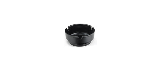 Posacenere plastica nero Ø cm 8