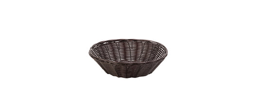 Cestino ovale marrone cm 22,9x15,2x5,7 articoli