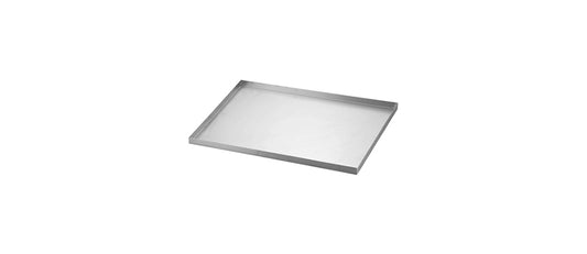 Teglia rettangolare lamiera alluminata cm 60x40 h 2 - teglia per pasticceria