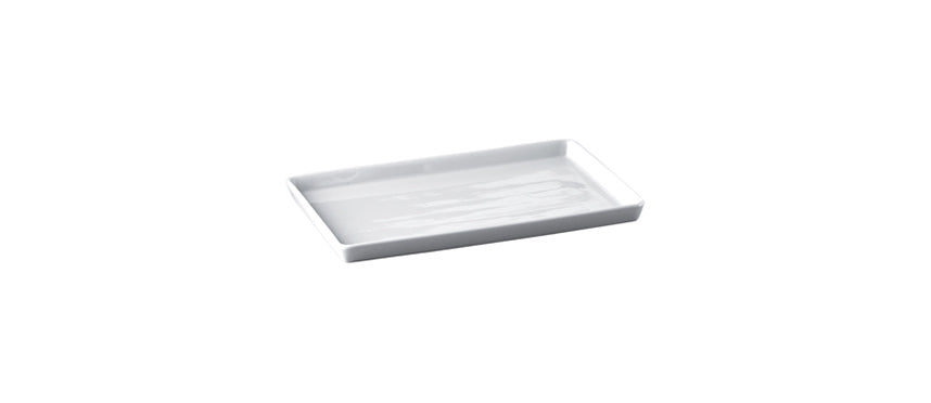 vassoio rettangolare cm 37x23 h 2 - vassoio buffet per presentare e servire preparazioni dolci, salate e prodotti da banco