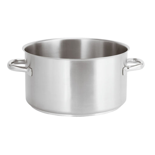 Casseruola alta inox 2 manici Ø 50 cm Paderno Serie 1000