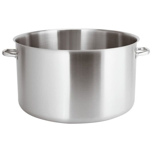 Casseruola alta inox 2 manici Ø 60 cm Paderno Serie 1000