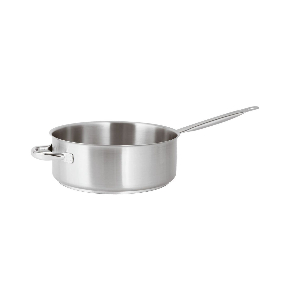 Casseruola bassa inox 1 manico Ø 28 cm Paderno Serie 1000