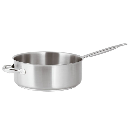 Casseruola bassa inox 1 manico Ø 36 cm Paderno Serie 1000