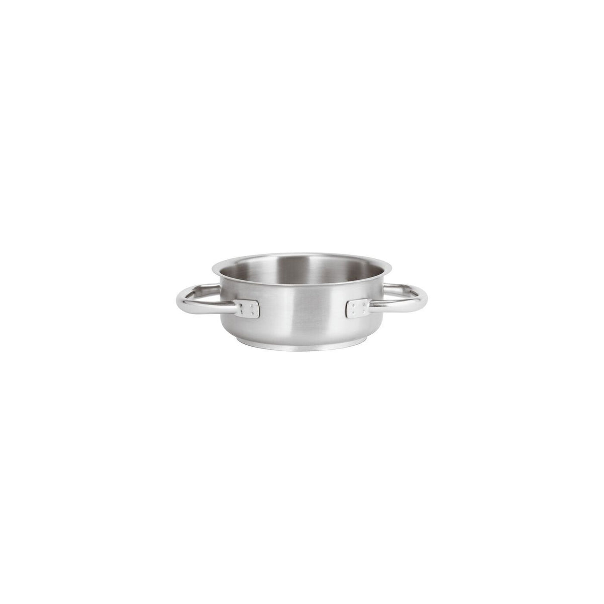 Casseruola bassa inox 2 manici Ø 16 cm Paderno Serie 1000