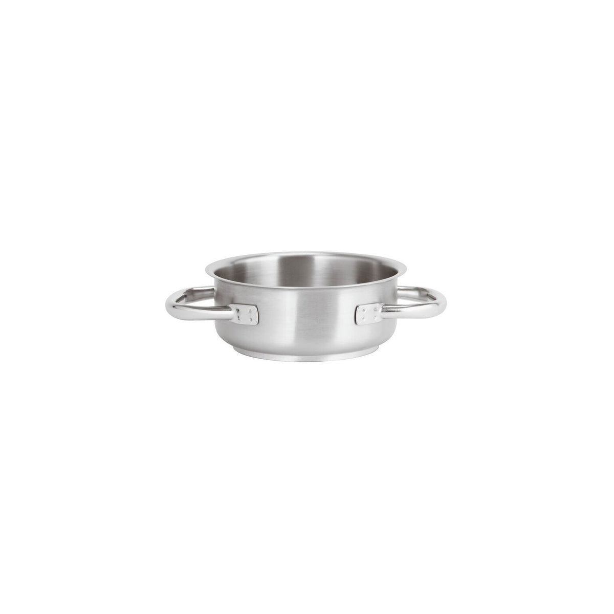 Casseruola bassa inox 2 manici Ø 18 cm Paderno Serie 1000