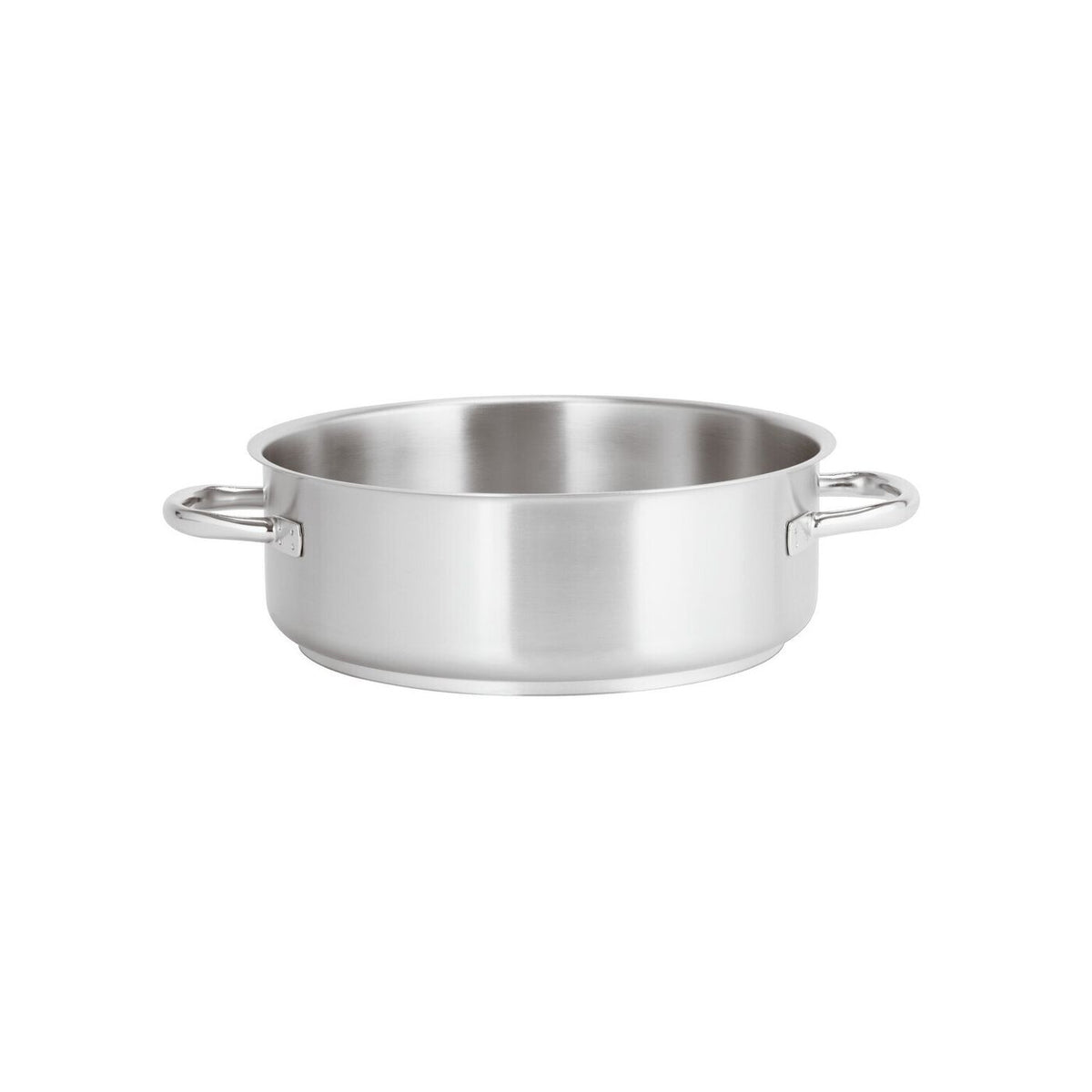 Casseruola bassa inox 2 manici Ø 32 cm Paderno Serie 1000