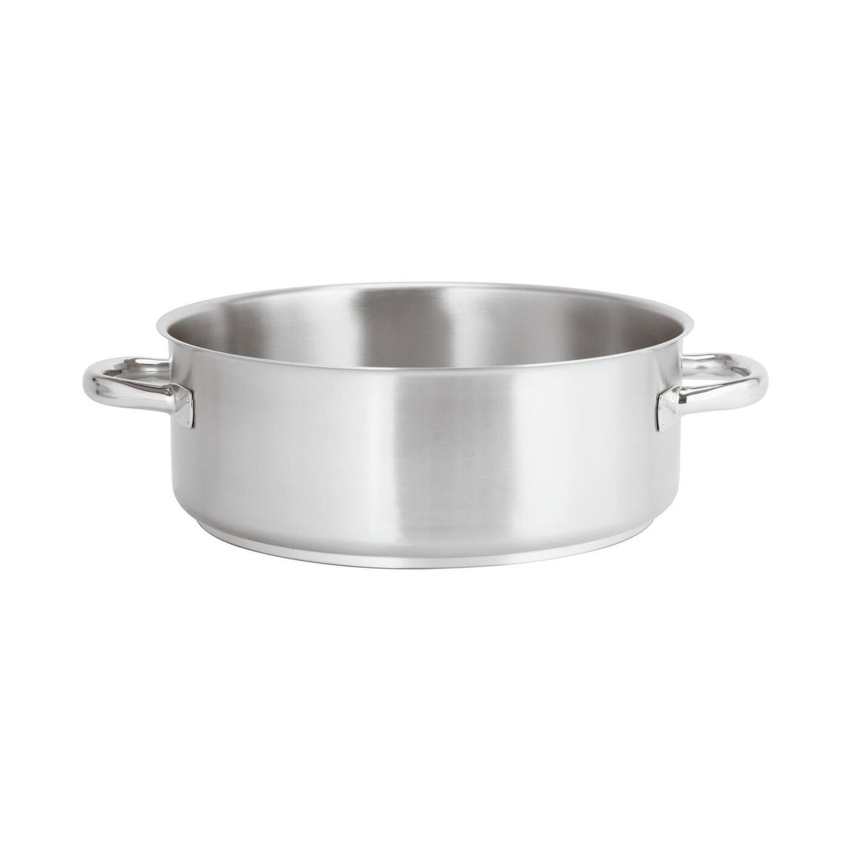 Casseruola bassa inox 2 manici Ø 36 cm Paderno Serie 1000
