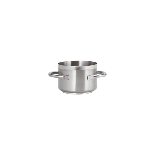 Casseruola alta inox 2 manici Ø 16 cm Paderno Grand Gourmet