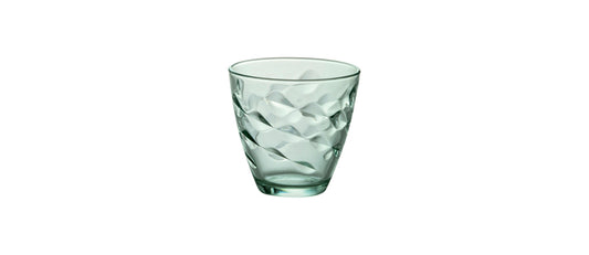 Bicchiere acqua verde flora cl 26 h 8 Ø cm 8,5