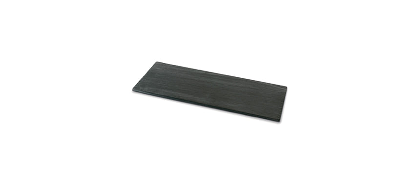 vassoio ardesia rettangolare cm 30x10 spessore mm 4 - vassoio buffet per presentare e servire preparazioni dolci, salate e prodotti da banco