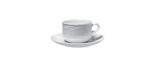 tazza thè flora impilabile bianco cl 22