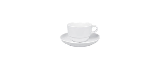 tazza caffè delta impilabile bianco cl 9