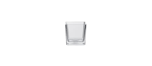 Vaso/portacandele vetro spesso cm 6x6
