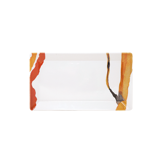 Rectangular kimi flora dish cm 26x15