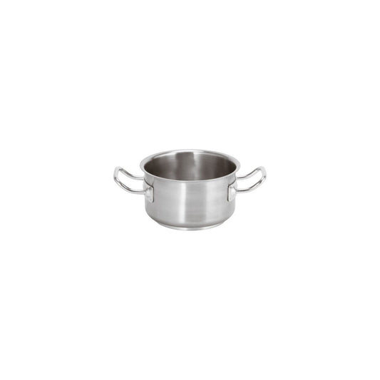 Casseruola alta inox 2 manici Ø 18 cm Paderno Serie 2000
