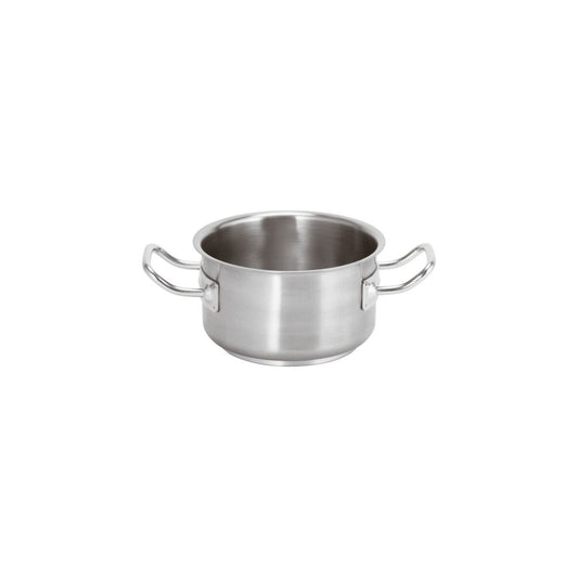 Casseruola alta inox 2 manici Ø 24 cm Paderno Serie 2000