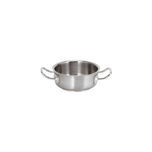 Casseruola bassa inox 2 manici Ø 24 cm Paderno Serie 2000